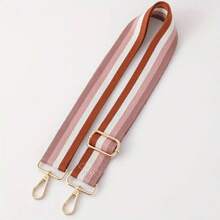 1PC Shoulder Strap, Striped Wide Strap, Lightweight Adjustable Shoulder Strap, Reusable Accessories - Multicolor - View 5