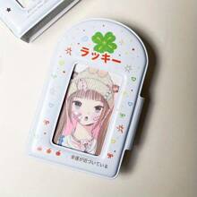 32 槽韩国偶像相册 - 可爱的 3 英寸照片夹，按扣闭合，适合即时照片和 Lomo 卡 - 彩色 - 查看 12