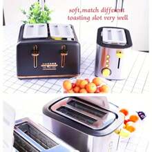 1 件套烤面包机防尘罩，硅胶烤面包机盖，保护您的烤面包机免受灰尘、污垢、溢出、飞溅和污渍的侵害，烤面包机顶盖，厨房电器保护器，烤面包机配件 - 高品質款 - 查看 7