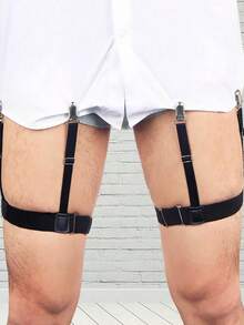 2 chiếc kẹp cổ áo sơ mi chuyên nghiệp, kẹp cổ áo sơ mi Unisex, không nhăn, dây đeo áo sơ mi - đai nịt bụng kẹp áo sơ mi - Xem 6