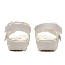 Skechers 女士轻便休闲泡沫舒适拖鞋、户外沙滩鞋、浴室拖鞋、休闲人字拖 111597-WHT - 白色 - 查看 5