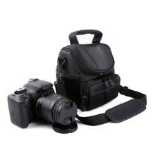 [Digital Camera Case]Nikon SLR Shoulder Bag - Waterproof Lightweight Crossbody For D40/DSLR, Travel Photography Essentials (Large Capacity) - Black - View 2