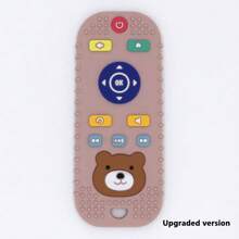 Bneseus 1 件新生儿遥控硅胶出牙玩具，婴儿牙齿护理咀嚼玩具，适合 6-24 个月男婴和女婴的圣诞礼物 - 遙控9 - 查看 21