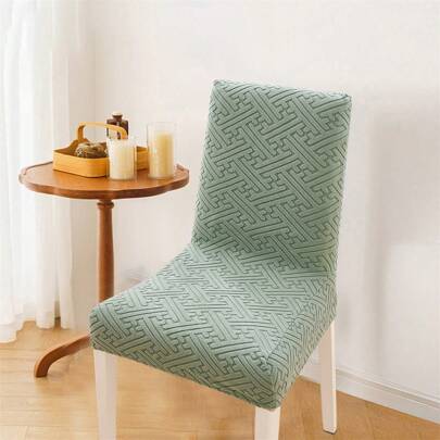 Stretch Chair Covers Modern Jacquard Dining Room Chair Slipcovers Protectors Home Restaurant Decorations