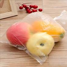 140pcs Mini Size Disposable Plastic Produce Bag, Grocery Bags For Vegetables,Fruits And Food Storage, Suitable For Household Kitchen,Outdoor Cooking And Refrigerator