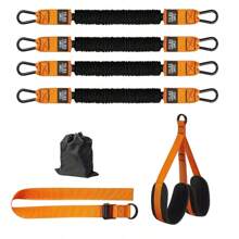1 Set Pull-Up Assist Band, Elastic Resistance Bands For Home Gym Workout, Indoor Pull-Up Bar Fitness Equipment Gym Accessories