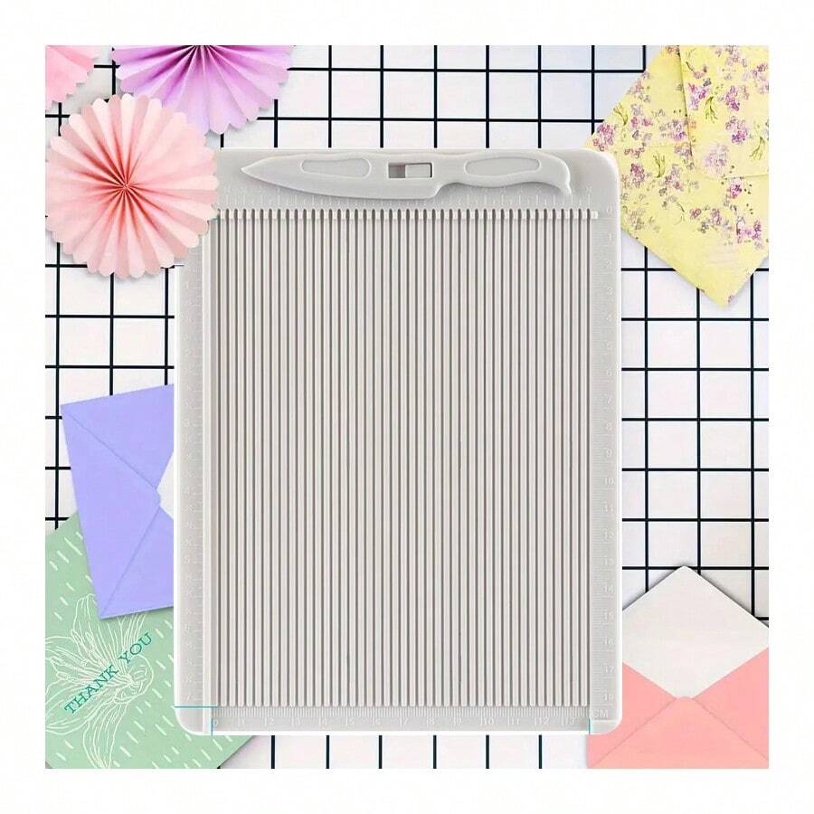 Dụng cụ ghi điểm thủ công 2 trong 1, Đồ dùng thủ công bằng giấy đa năng bao gồm bảng điểm mini, Máy làm phong bì, Dụng cụ DIY đa chức năng để dập nổi, đo lường, cắt giấy, Máy cắt góc 3 trong 1, Máy cắt quay, Máy làm vát cạnh, Bộ quà tặng