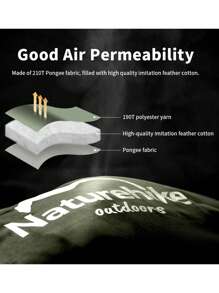 Naturehike 四季加厚保暖棉睡袋 成人适用 可连接 便携 户外露营 单人