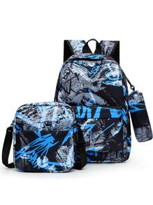 Junior High School Boy Schoolbag Highly Attractive Level Handsome High School Student Backpack College Student - Multicolor - View 9