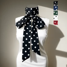 1 Pc Women's Extra Long Scarf Shawl, Fashionable All-Season Versatile Accessory, Can Be Used As Necktie, Headband, Decorative, Vintage Elegant