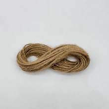 2mm/3mm 10M/100M Natural Vintage Jute Rope Twine Roll Sewing Wedding Gift Wrap Crafts Jute Cord Thread Handmade DIY Party Ribbon Bows Christmas Decoration