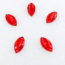 Szkło w kształcie navette, wielokolorowe, błyszczące, ręcznie robione, do szycia, kryształowe, ręcznie szyte, kryształki ozdobne, płaskie z tyłu, z otworami, klejnoty, akcesoria DIY, kamienie do przyszywania, strass do ozdabiania ubrań, sukienek, toreb, butów, broszek, kolczyków, rękodzieła