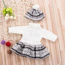 18'' Doll Clothes Outfit Dress Clothes For American Girl Our Generation My Life Doll Christmas Gift - Xám - Xem 4