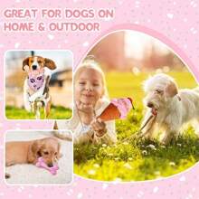 13pcs Cat/Dog Lover Gift And Dog/Cat Mom Love Pet Chew Toy Set: Puppy Teething Toys, Squeaky Toys, Poop Bag Holders And Dispenser, Suitable For Small Dog Lover And Dog Mom Loves, Various Shapes Satisfy Different Chewing Needs, Interactive Toy Accessories For Small Dog Lover And Dog Mom Loves