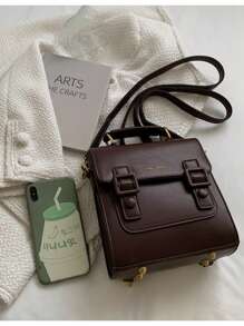 New Large Capacity Casual Mini Fashion Retro Flip-Top Backpack Multi-Purpose Handbag Shoulder Bag For Women Christmas Gift