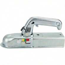 Quick - Fit 50mm Heavy - Duty Trailer Coupling: Tow Hitch For Light Trailers With 800kg Capacity - Silver - View 1