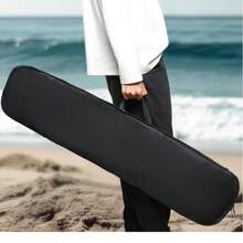KotteSen 1pc Black 3-Section Kayak Paddle Bag, Comfortable Nylon Carry Bag, Portable Canoe Paddle Storage Case, Surfing Oar Organizer, Detachable Kayak Paddle Holder - Black - View 12