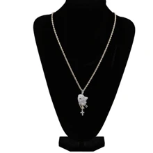 嘻哈手拿吊坠项链首饰适合男女珠宝礼物 - 項鍊 - 查看 4