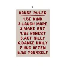 1/3PCS时尚复古墙画家居装饰画帆布油画印刷艺术画美式房间装饰美学红杯子英式舞蹈台球美学海报房间宿舍装饰可选带框 - 棕色 - 查看 19