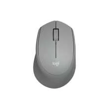 Logitech 无线鼠标 M280，舒适多彩人体工学鼠标，适用于办公室、家庭、笔记本电脑、台式电脑，灰色 - 灰色 - 查看 1