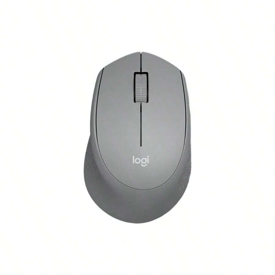 Logitech Wireless Mouse M280, Comfortable Colorful Ergonomic Mouse Suitable For Office, Home, Laptop, Desktop Computer, Gray - Grey - View 1