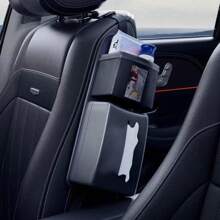 1pc Car Seat Back Side Storage Hanging Bag, Tissue Box, Cup Holder, Multi-Function Car Organizer Pouch, Rear Seat Pocket, Essential For Car, Keeps It Tidy And Comfortable, Prevents Spills, Fits Most Car Models Travel Storage Organizer