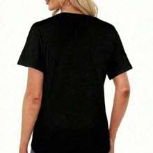 Tacos Before Vatos Sad Chola Latina Chicana Floral T-Shirt - Black - View 2
