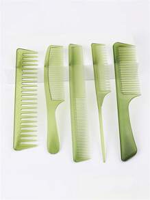 Conjunto de 5 peines para el cabello largo de las mujeres, peines con púas afiladas, para peluquería en el hogar, peluquería profesional, dientes finos para hombres, peine denso