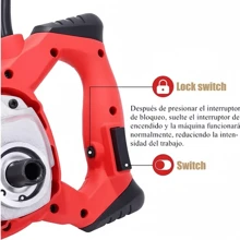 Mezclador Eléctrico De Mortero/cemento/pintura De 2100w - Tipo de Enchufe A USA (110-127V) - Ver 9