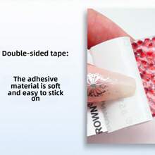 1 Roll Rhinestone Sticker Strip, Self-Adhesive Decorative Rhinestone Tape For DIY Craft, Suitable For Clothing, Shoes, Bags, Vehicles, Phones, Weddings, Mother's Day, Graduation, Back To School Gifts