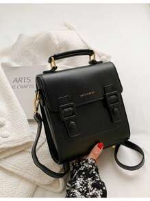 New Large Capacity Casual Mini Fashion Retro Flip-Top Backpack Multi-Purpose Handbag Shoulder Bag For Women Christmas Gift