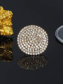 Glamorous Rhinestone Decor Ring