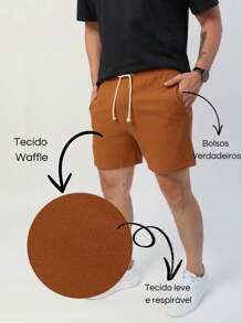 Men Shorts - 白色 - 查看 2