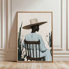 1 tấm áp phích Boho không khung nghệ thuật treo tường in vải canvas tối giản trừu tượng nữ nghệ thuật người Mỹ gốc Phi trang trí thẩm mỹ tranh cổ điển cho ký túc xá, căn hộ, phòng khách, phòng ngủ, trang trí nhà hiện đại - Nhiều màu - Xem 2