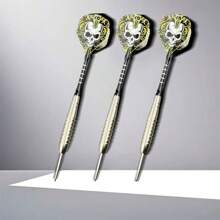3pcs/Set 24g Premium Steel Needle Darts Set - Anak Panah Profesional, Ujung Jarum Logam, Batang Paduan Aluminium, Cocok Untuk Penggemar dan Pemain Dart - Perak - View 1