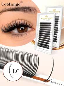 CoMango 12 Rows 0.07mm Thin 5D Fairy Eyelashes, Pointed Tip Wet Eyelash Cluster Pre-Made 5D Mink Fur False Eyelashes, Suitable For Makeup Eyelash Cluster, Eyelash Cluster, Single Eyelash, False Eyelashes - LC - View 8