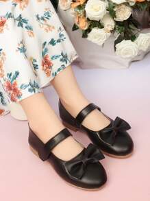 1 par de zapatos planos negros para niña bebé, cómodos, livianos, de moda, con cierre de , adecuados para exteriores, verano