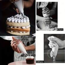 100/200pcs Disposable Piping Bags, Suitable For Cake Decoration - Perfect For Piping, Frosting And Cookies - Essential Baking Tools And Kitchen Accessories - Multicolor - View 6