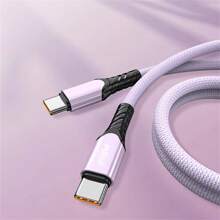NNBILI 240W 5A USB C Type C Fast Charging Data Cable, Compatible With Samsung S25 S24 S23 S22, Compatible With Huawei , Compatible With IPhone 17 16 15 Smartphones (Note: This Product Only Supports 240W Power Output When Used With The Original Charger.) - 240W C-c - View 9