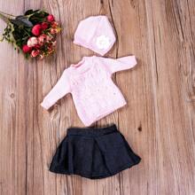 18'' Doll Clothes Outfit Dress Clothes For American Girl Our Generation My Life Doll Christmas Gift - 淺粉色 - 查看 3