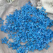 50个/包 多功能简约蓝色五边形装饰发饰，发夹，发卡，发卡爪夹，学习用品