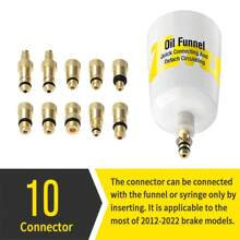 ZTTO 自行车液压刹车排气套件，通用 DOT 矿物油排气接头，山地车专业维修工具 - 彩色 - 查看 6