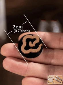 Fragrant Agarwood, Hainan Agarwood, Ambergris Incense, Tea Ceremony Incense Tray, Goose Pear Tent Incense, Agarwood, Ambergris Acryllic Tube Clip Set - Multicolor - View 2