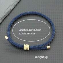 51Luckind 1pc Minimalist Adjustable Unisex Bracelet Jewelry