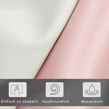 Single Bed 90x200 Cm, Single Bed, Adjustable Headboard, Cloud-Shaped Headboard, Princess Bed, Leather, Pink - Pink - View 8