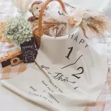 1 tấm banner chụp ảnh trẻ sơ sinh theo chủ đề rừng, tấm thảm trang trí tiệc sinh nhật theo phong cách Nhật Bản cho lễ kỷ niệm 100 ngày - trắng - Xem 11