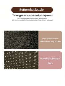 1 件树环印花毛绒浴室垫，适用于卧室、客厅、书房、餐厅和浴室，快干且易于清洁 - 彩色 - 查看 7