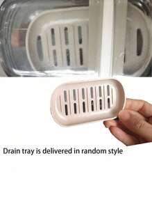 Tragbarer Reise-Seifenkasten, kreativer leicht-luxuriöser Reise-Seifenkasten mit Deckel, versiegelt und tragbar mit Ablauf, kleiner Seifenkasten für Geschäftsreisen, Outdoor-Reise-Seifenkasten, versiegelter, tragbarer, kreativer Seifenkasten für Studentenwohnheime und Bäder