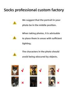 1 Pair Custom Face Socks, Custom Photo Sock, Custom Printed Socks, Personalized Funny Face Socks, Custom Picture Socks, Put Any Face On The Socks, Anniversary Gift, Valentine Gift, Birthday Gift, Wedding Gift, Mother's Day Gift, Father's Day Gift, Best Friend Gift, Gift For Mom/Dad, Gift For Girlfriend/Boyfriend, Gift For Her/Him - Multicolor - View 6