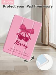 Ayotu 1 pieza Estuche protector de iPad personalizado con diseño de nombre y texto, funda personalizada compatible con iPad de 10th Gen, iPad Pro 11-In.(M4)-2024, Galaxy Tab S7/S8 de 11 pulgadas / Protector de tableta con ranura para bolígrafo, compatible con suspender/activar, regalo personalizado para niños, familia, mascotas, cumpleaños, conmemorativo, año nuevo, vuelta al colegio - Multicolor - Ver 8